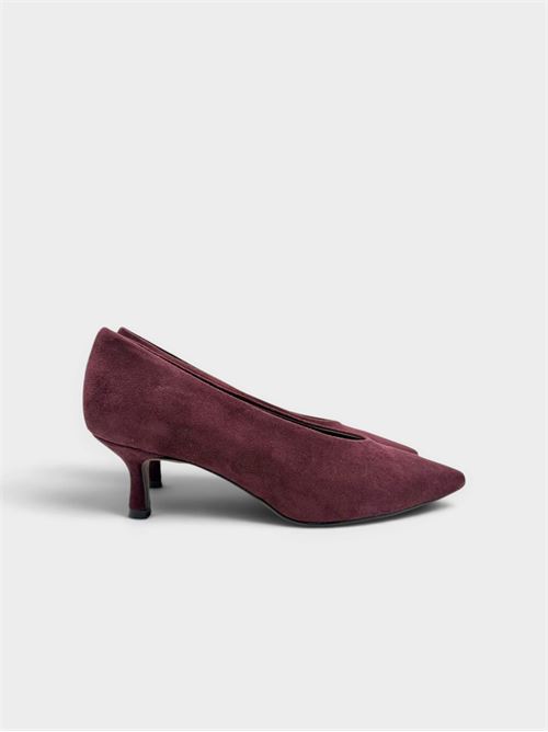 Décolleté bordeaux in cervo con scollo a uovo IL LACCIO | P6049CERVOBORDEAUX